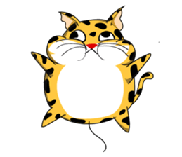 Petite Little Leopard sticker #14654617