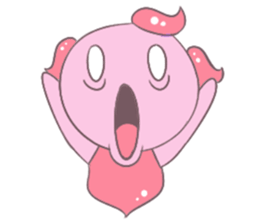 Little Pink Monster sticker #14654694