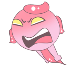 Little Pink Monster sticker #14654695