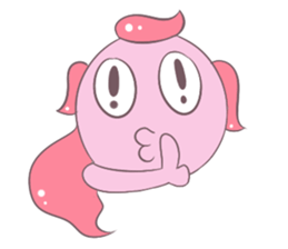Little Pink Monster sticker #14654698