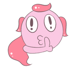 Little Pink Monster sticker #14654698