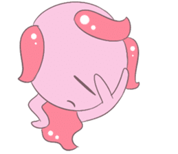 Little Pink Monster sticker #14654701