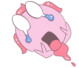 Little Pink Monster sticker #14654702