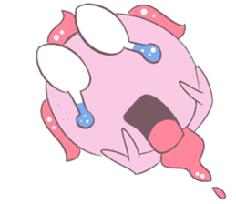 Little Pink Monster sticker #14654702