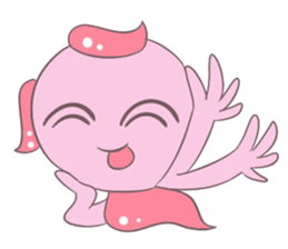 Little Pink Monster sticker #14654703