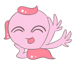 Little Pink Monster sticker #14654703