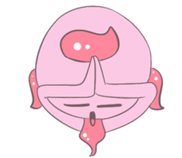 Little Pink Monster sticker #14654704