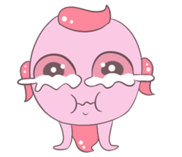 Little Pink Monster sticker #14654705