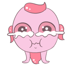 Little Pink Monster sticker #14654705