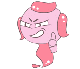 Little Pink Monster sticker #14654707