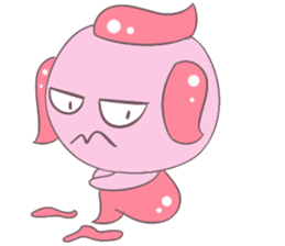 Little Pink Monster sticker #14654708