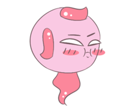 Little Pink Monster sticker #14654713
