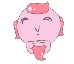 Little Pink Monster sticker #14654715