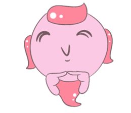 Little Pink Monster sticker #14654715