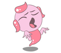 Little Pink Monster sticker #14654716