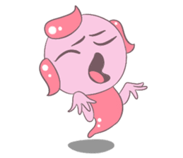 Little Pink Monster sticker #14654716