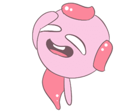 Little Pink Monster sticker #14654719