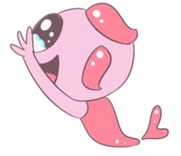 Little Pink Monster sticker #14654723