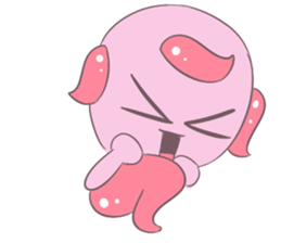 Little Pink Monster sticker #14654724