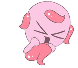Little Pink Monster sticker #14654724