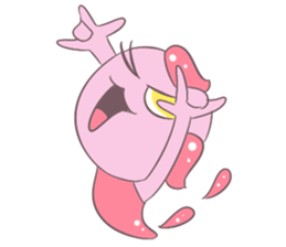 Little Pink Monster sticker #14654725