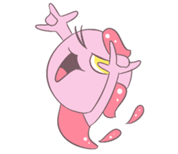 Little Pink Monster sticker #14654725