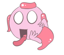Little Pink Monster sticker #14654730