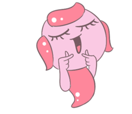 Little Pink Monster sticker #14654733