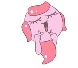 Little Pink Monster sticker #14654733