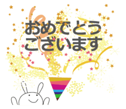 usapi-cute rabbit sticker #14655205