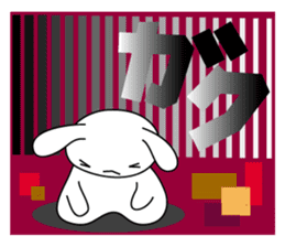 usapi-cute rabbit sticker #14655215
