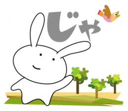 usapi-cute rabbit sticker #14655217
