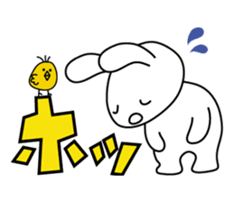 usapi-cute rabbit sticker #14655228