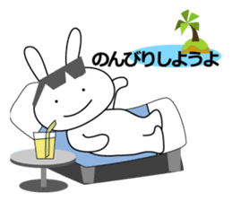 usapi-cute rabbit sticker #14655232