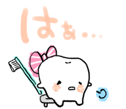 a tooth for a tooth. sticker #14655471