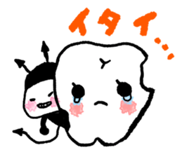 a tooth for a tooth. sticker #14655488