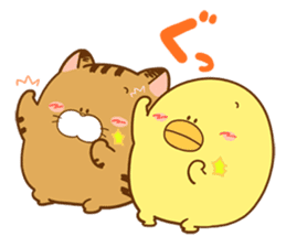 fukupopo cat sticker #14655631