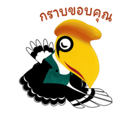 Happy Hornbill sticker #14655776