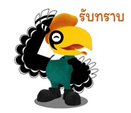 Happy Hornbill sticker #14655777