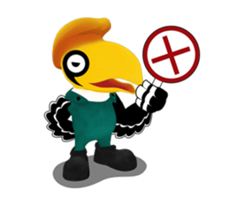 Happy Hornbill sticker #14655778