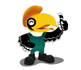 Happy Hornbill sticker #14655780