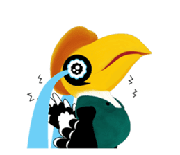 Happy Hornbill sticker #14655786