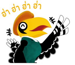 Happy Hornbill sticker #14655794