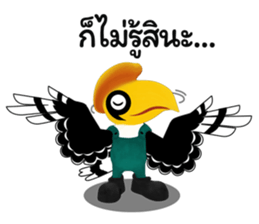 Happy Hornbill sticker #14655796