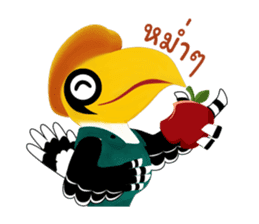 Happy Hornbill sticker #14655797