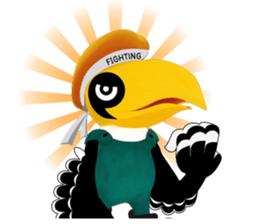 Happy Hornbill sticker #14655800