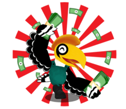 Happy Hornbill sticker #14655807