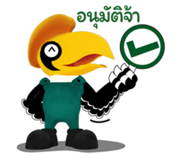Happy Hornbill sticker #14655808