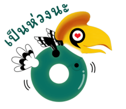 Happy Hornbill sticker #14655813