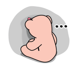 Bears pink ribbon sticker #14655979